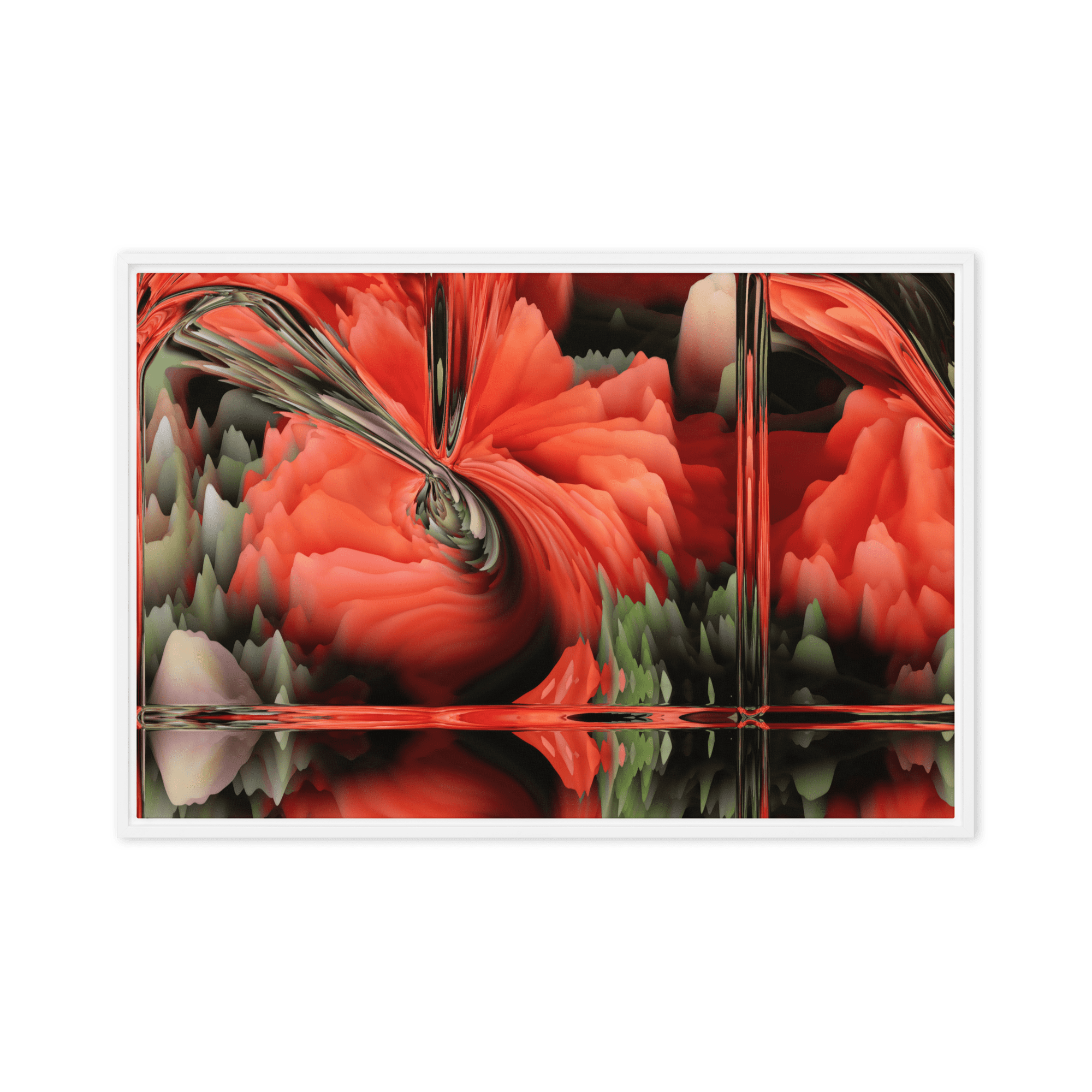 Composition with poppies.