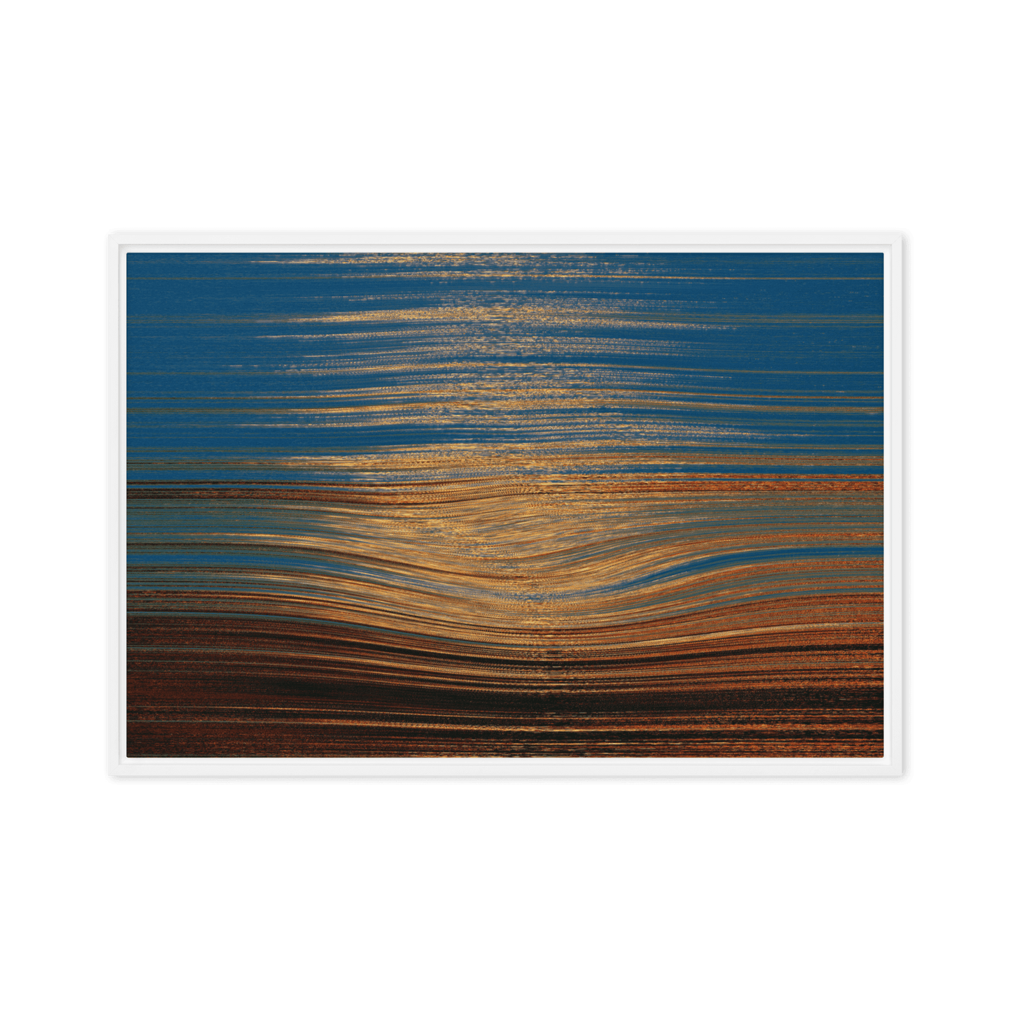 Sea Sunset tranquil coastal ocean sunset wall art- Barulins.shop