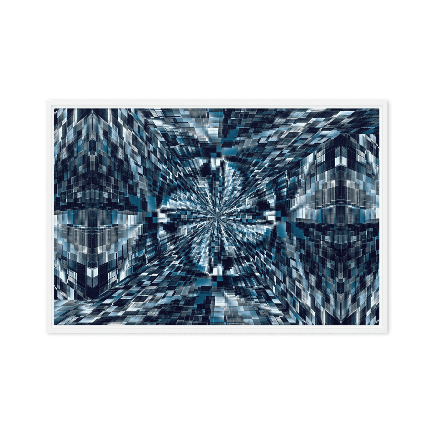 Night City urban nightscape city lights wall art- Barulins.shop