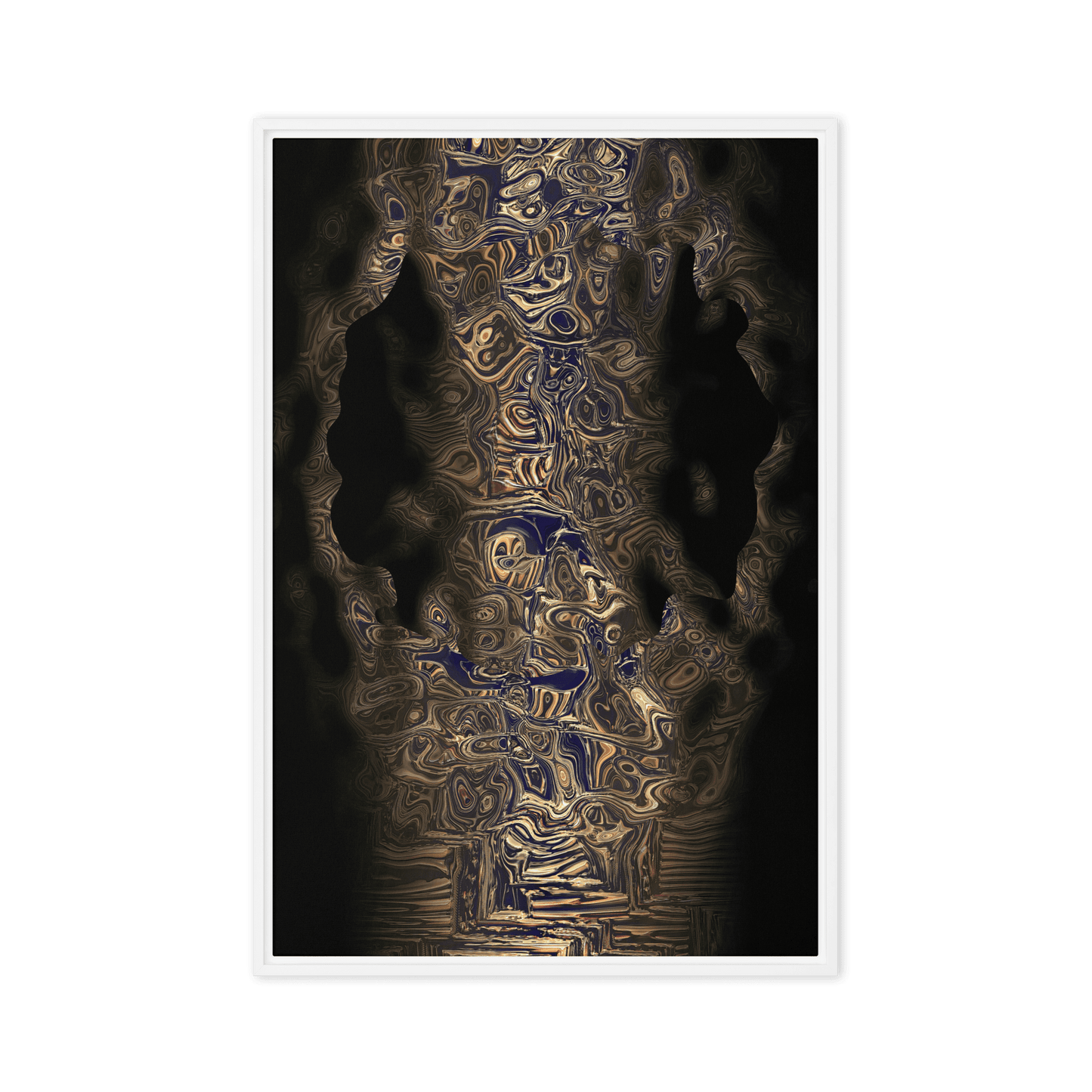 Model on the Catwalk fashion industry motion blur wall art- Barulins.shop