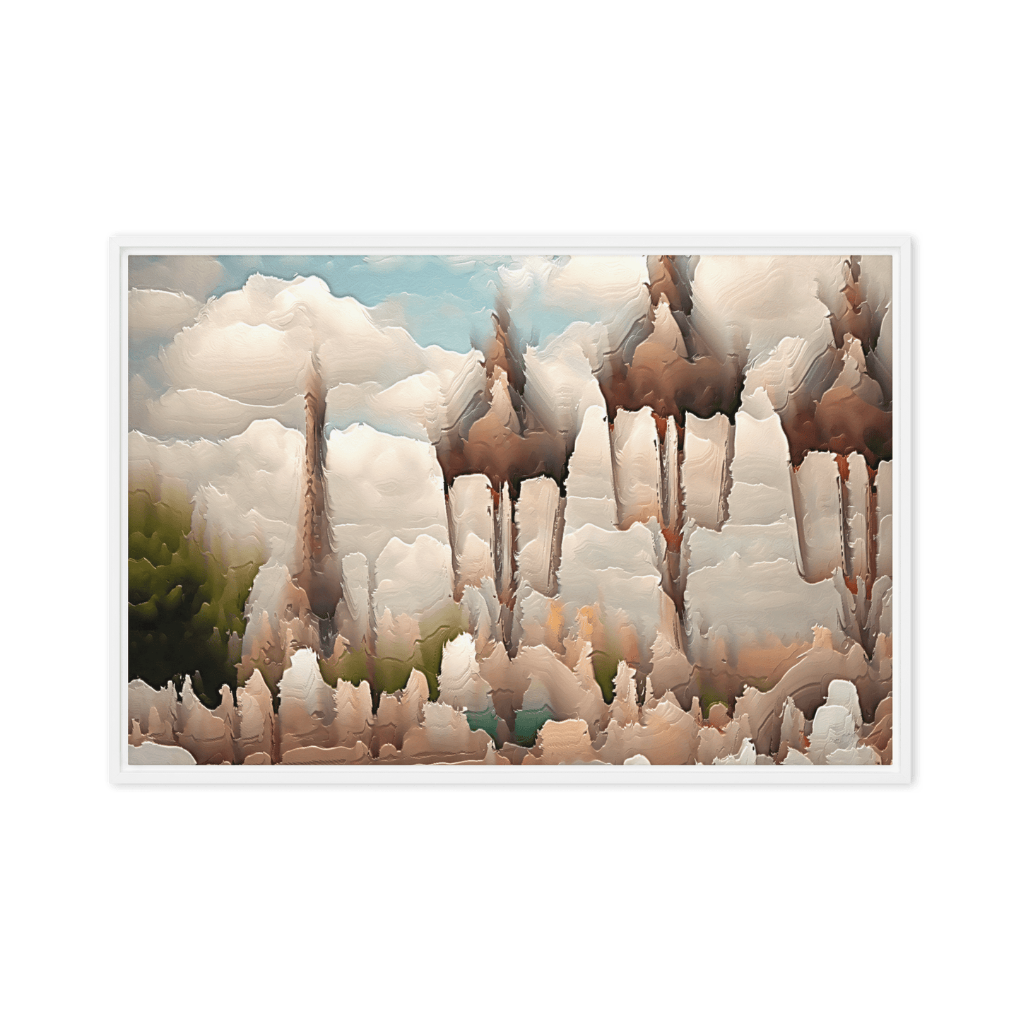 Paris Sweltering June romantic city street scene wall art- Barulins.shop