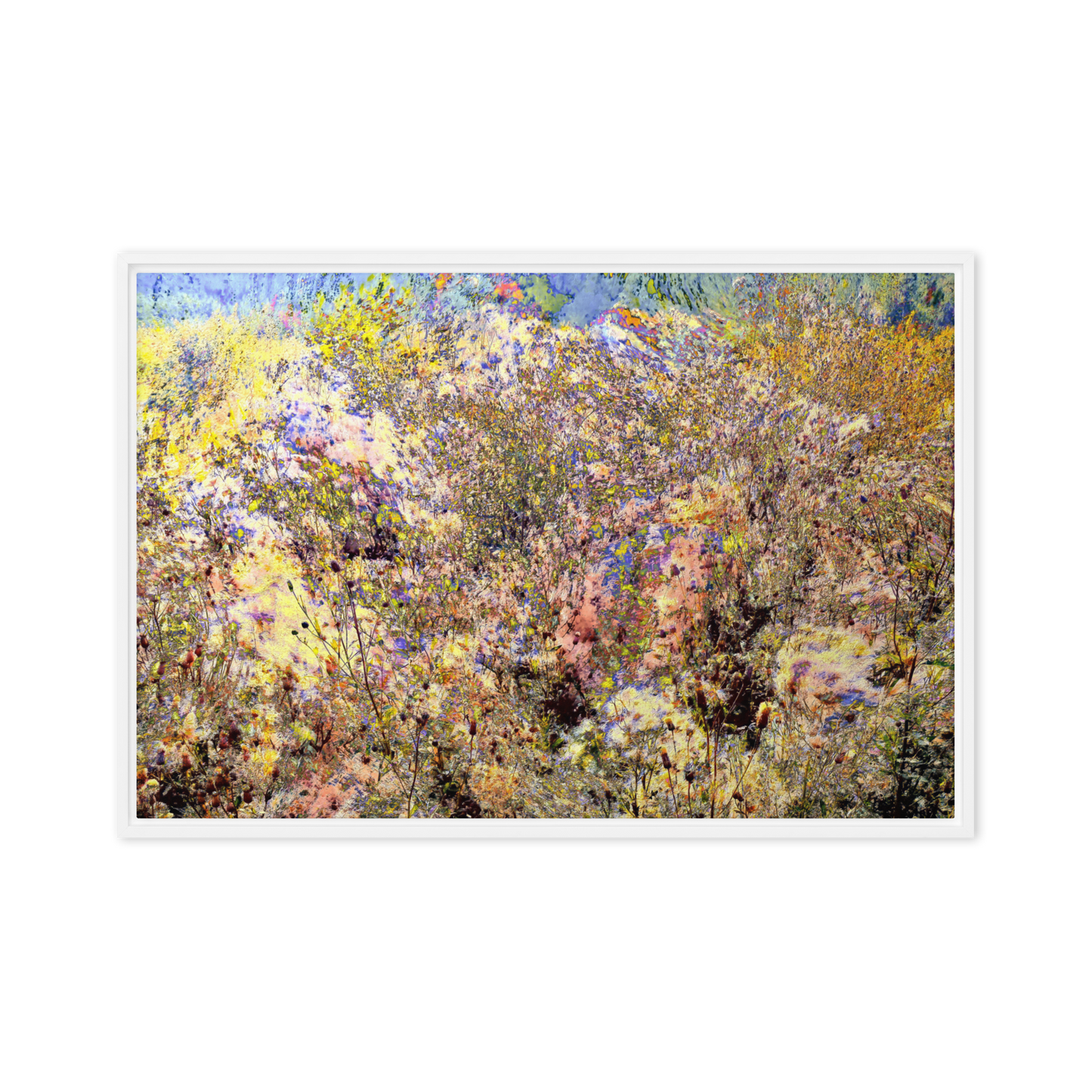 Indian Summer rustic nature autumn grass wall art- Barulins.shop