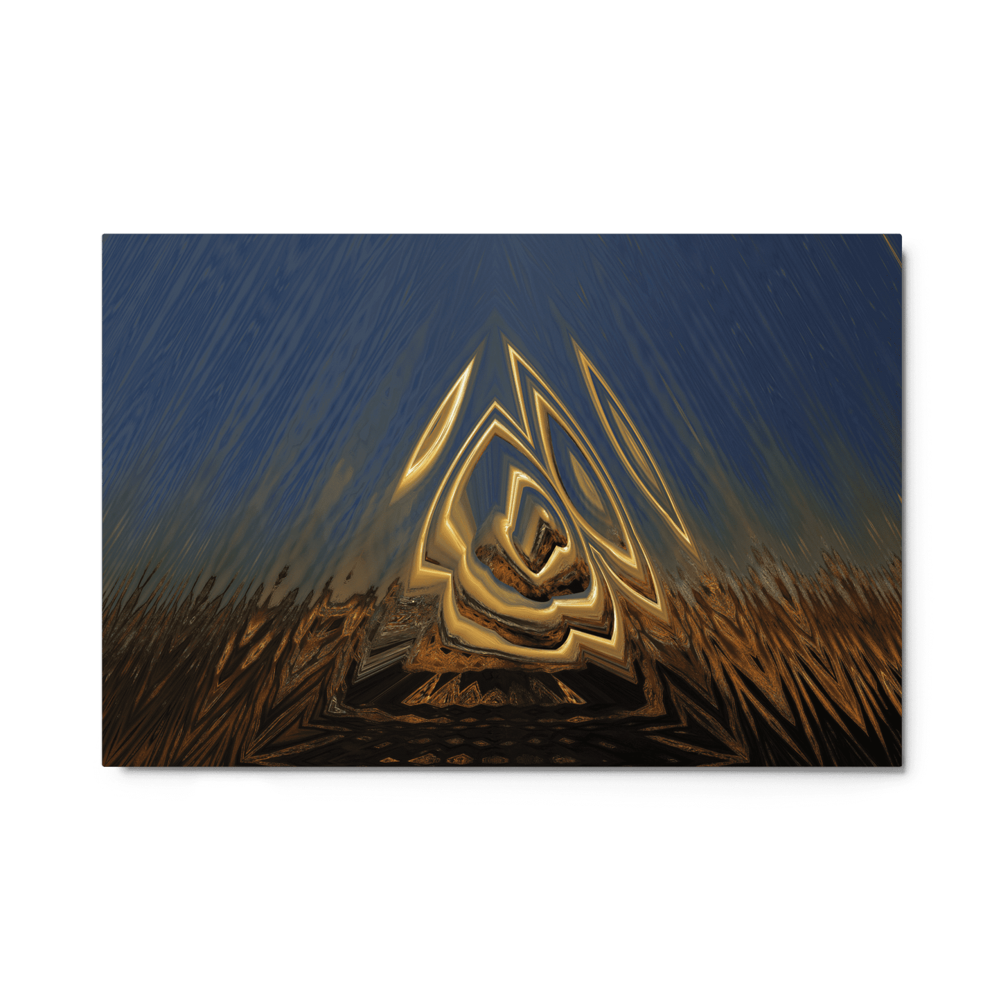 Somewhere Out There in the Sunset atmospheric sunset landscape wall art- Barulins.shop