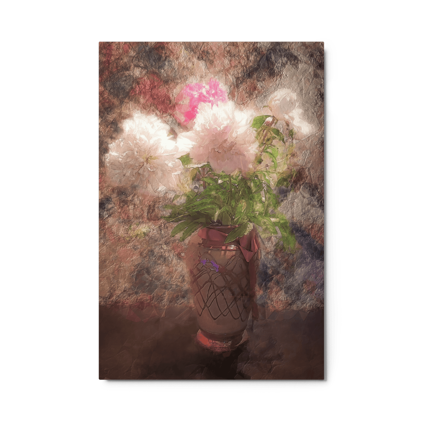 A Bouquet of Peonies floral painting pink peonies wall art print Barulins