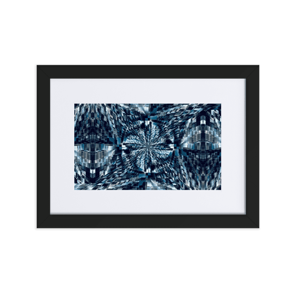 Night City urban nightscape city lights wall art- Barulins.shop