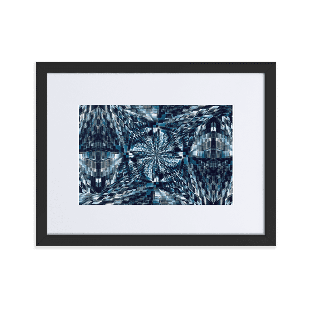 Night City urban nightscape city lights wall art- Barulins.shop