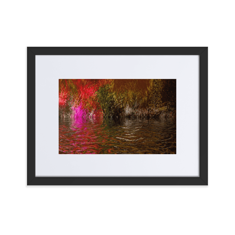 Mysterium II enigmatic abstract dark tones wall art- Barulins.shop