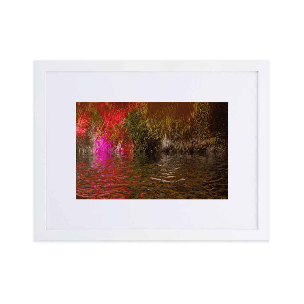 Mysterium II enigmatic abstract dark tones wall art- Barulins.shop