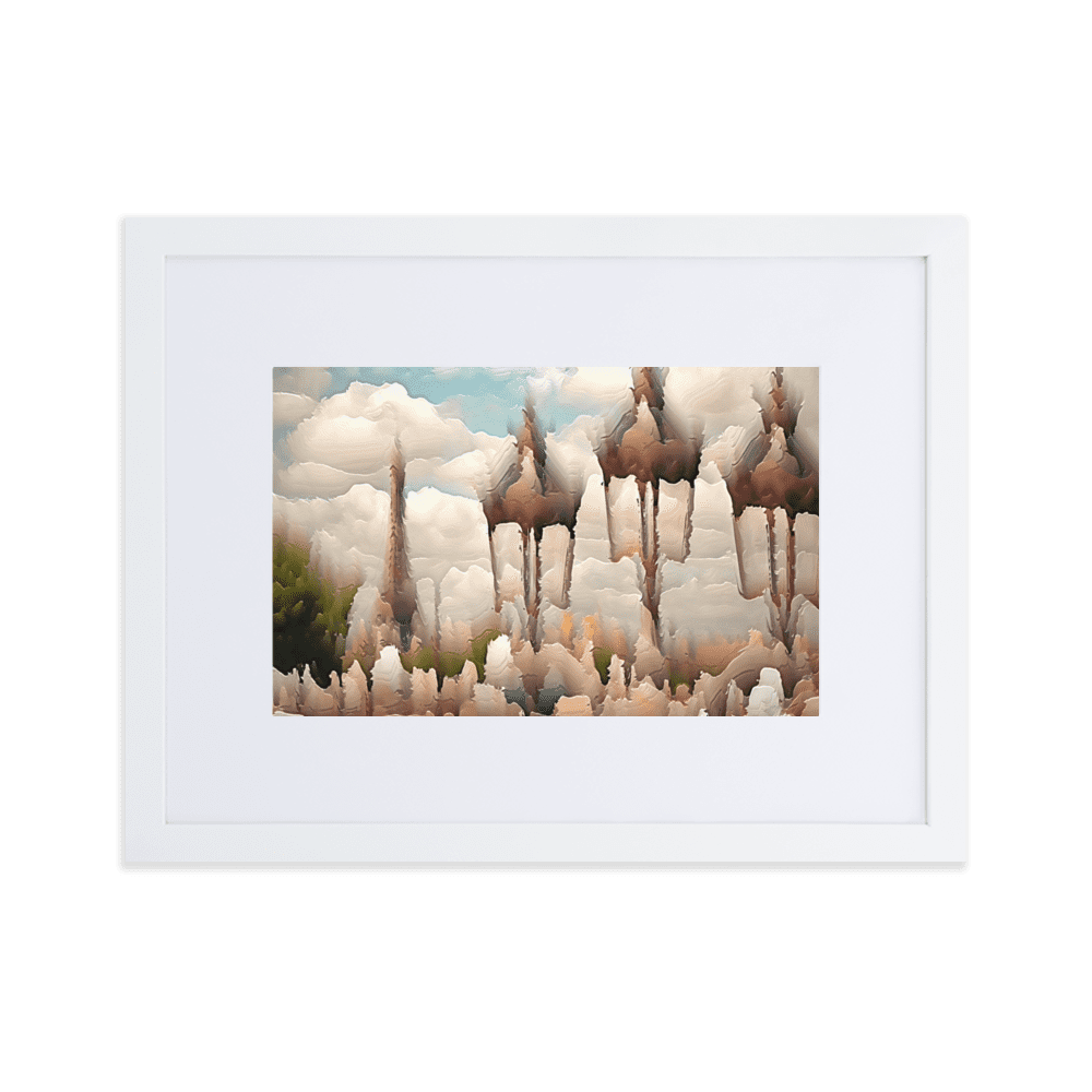Paris Sweltering June romantic city street scene wall art- Barulins.shop