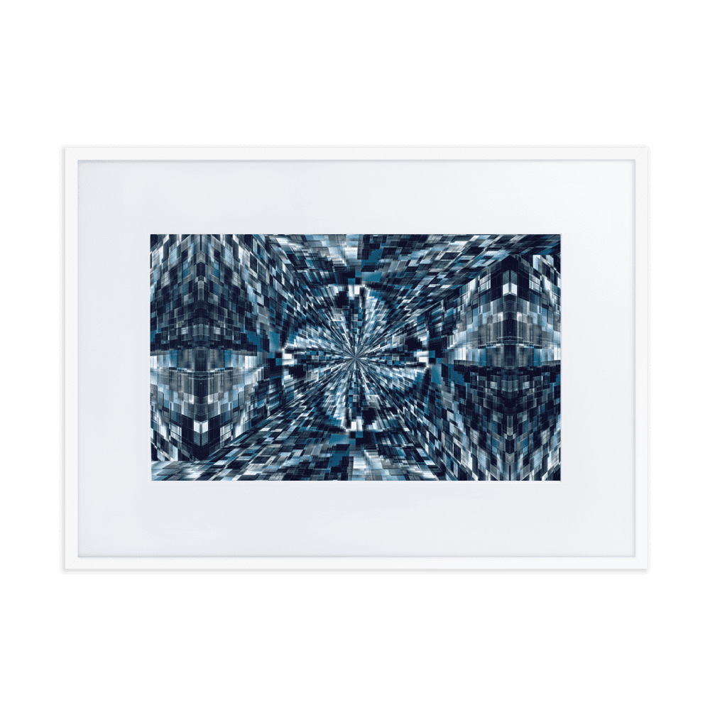 Night City urban nightscape city lights wall art- Barulins.shop