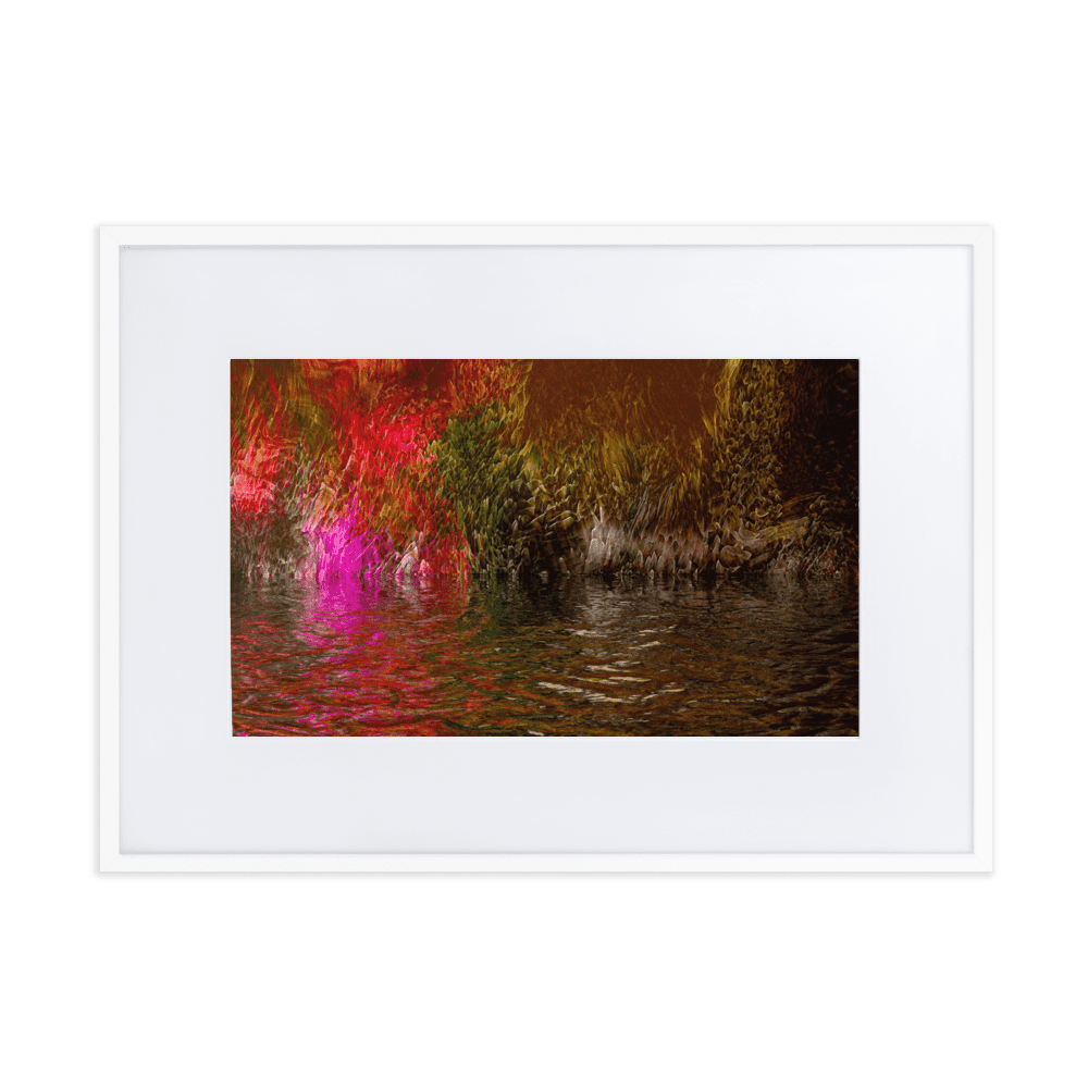 Mysterium II enigmatic abstract dark tones wall art- Barulins.shop