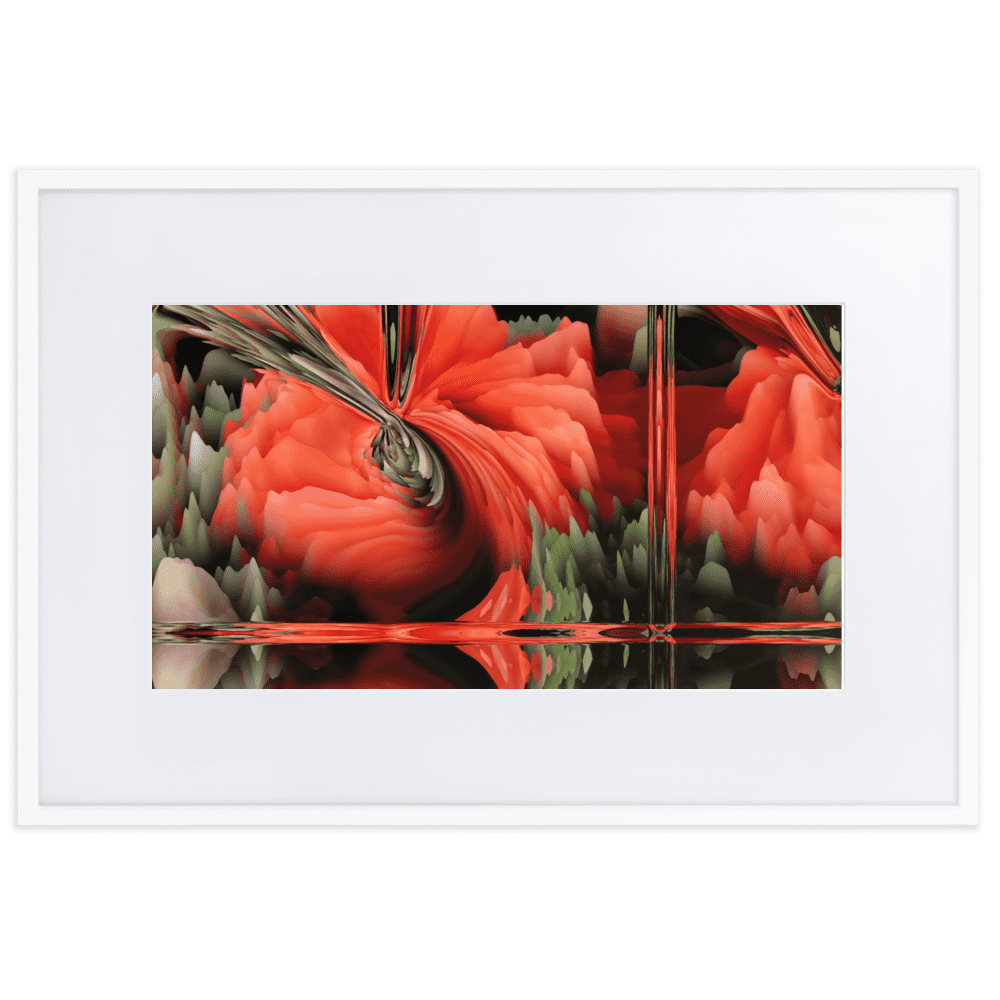 Composition with poppies.