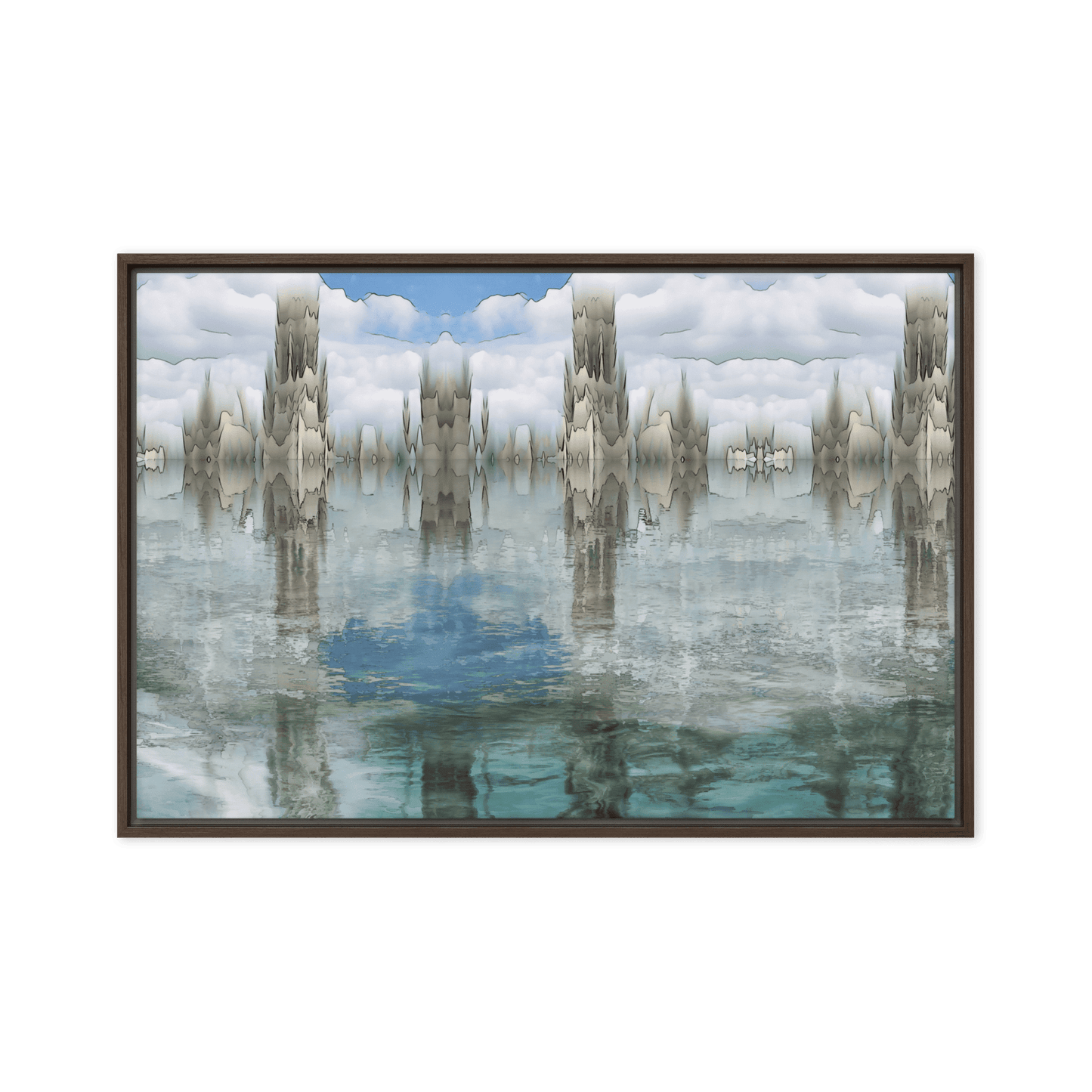  After the Deluge abstract expressionism powerful painting wall art- Barulins.shop