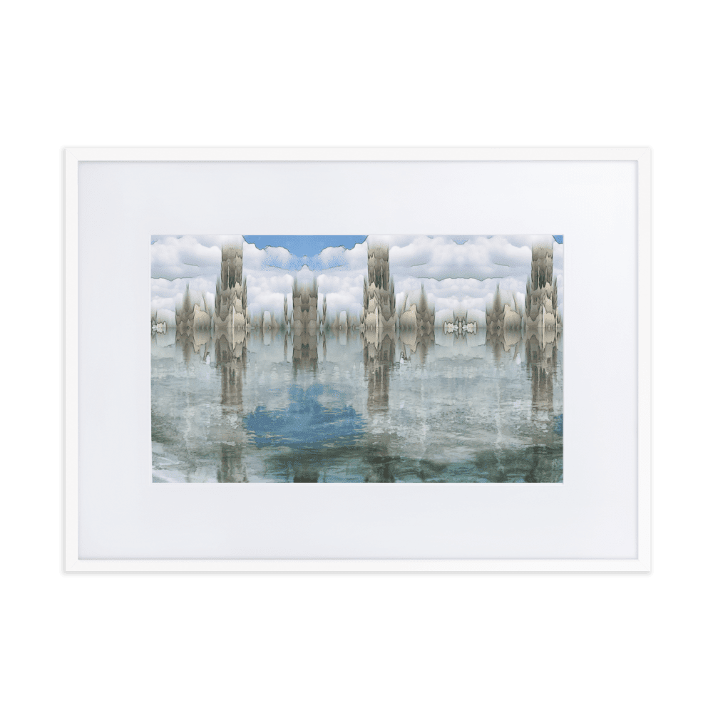  After the Deluge abstract expressionism powerful painting wall art- Barulins.shop