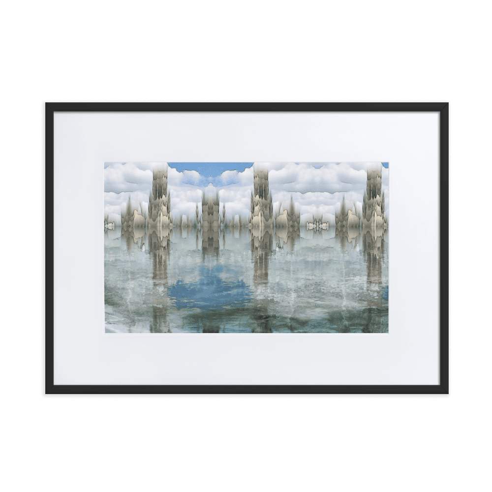  After the Deluge abstract expressionism powerful painting wall art- Barulins.shop