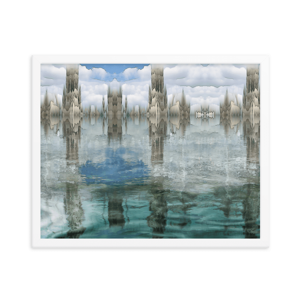  After the Deluge abstract expressionism powerful painting wall art- Barulins.shop