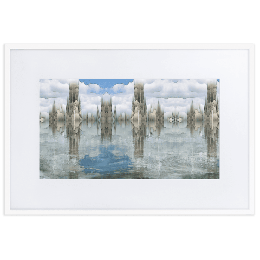  After the Deluge abstract expressionism powerful painting wall art- Barulins.shop