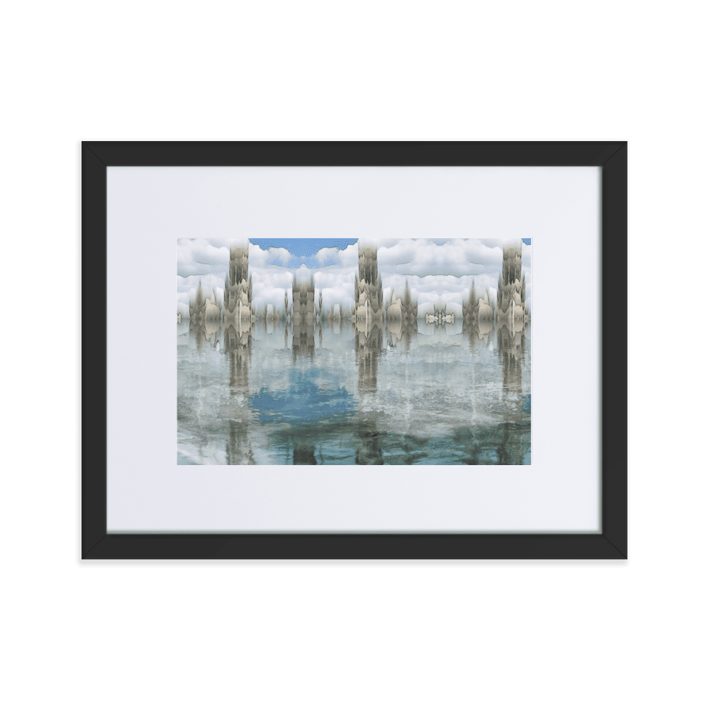  After the Deluge abstract expressionism powerful painting wall art- Barulins.shop