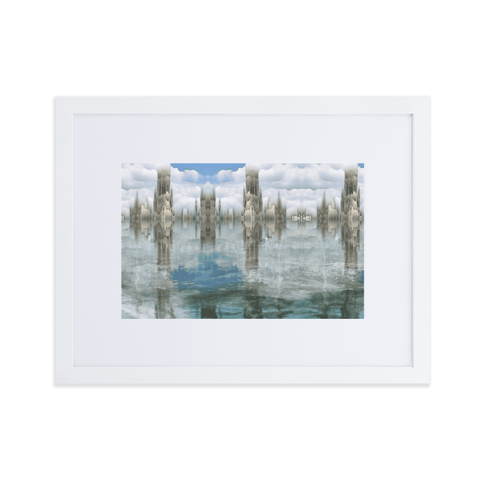  After the Deluge abstract expressionism powerful painting wall art- Barulins.shop