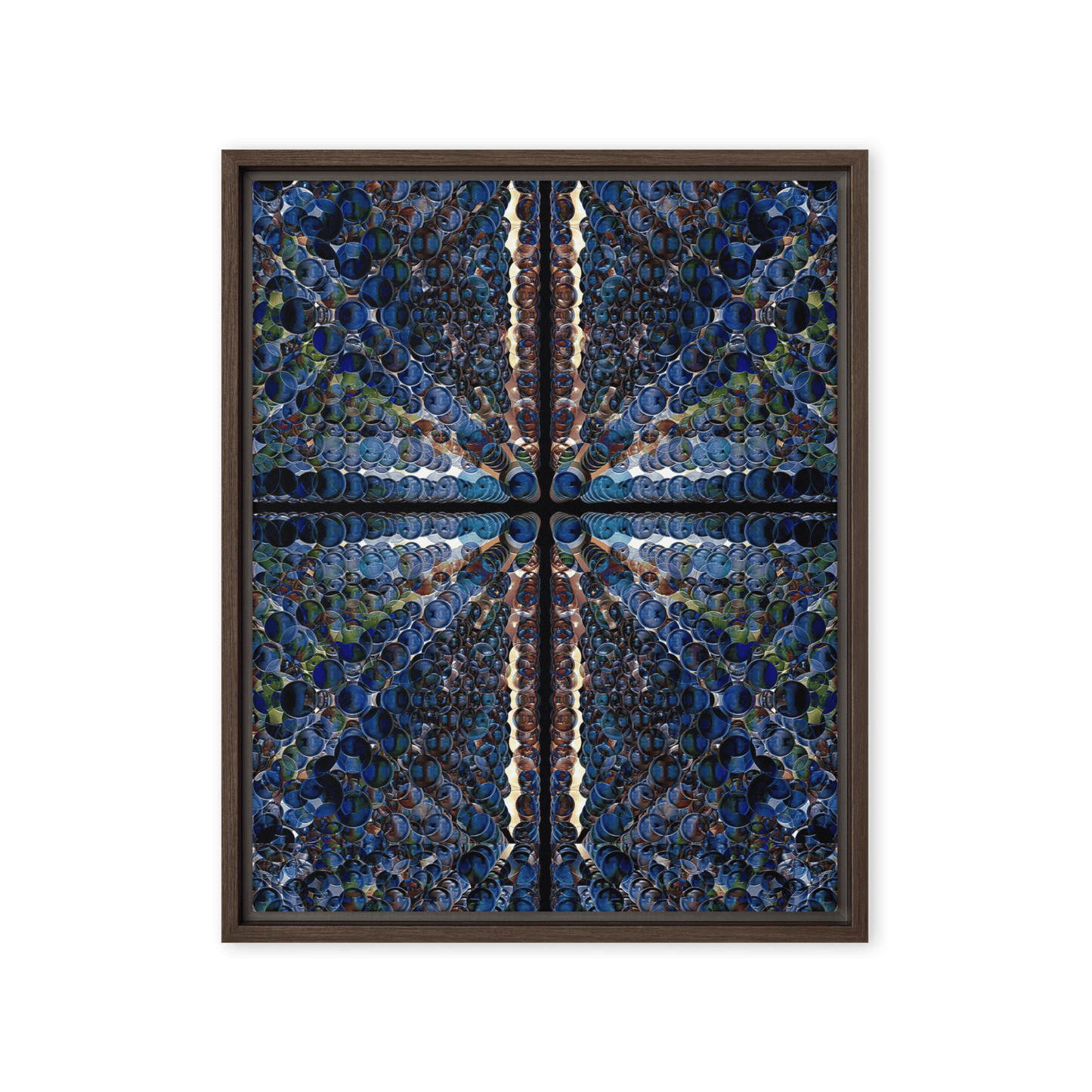 Combination of Blue Balls modern geometric abstract wall art- Barulins.shop
