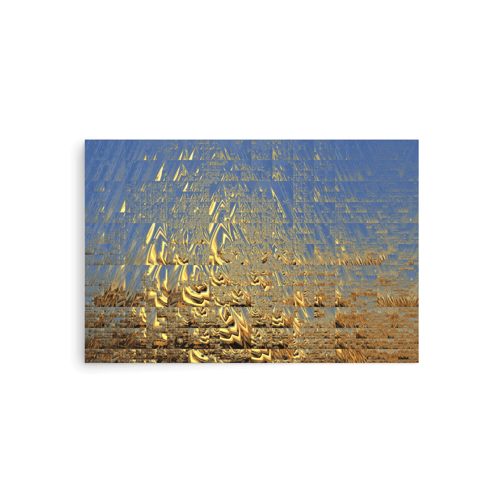 In the Golden Sunshine radiant nature painting yellow tones wall art- Barulins.shop