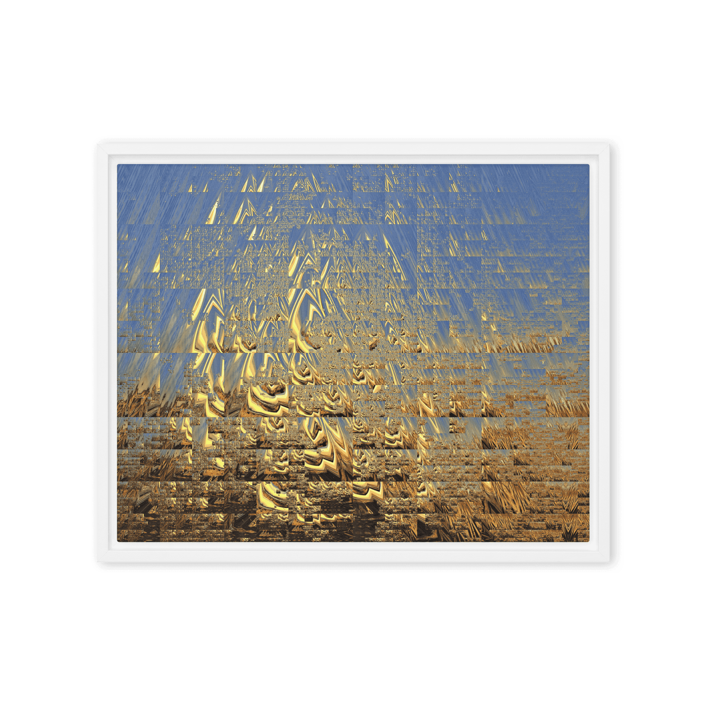 In the Golden Sunshine radiant nature painting yellow tones wall art- Barulins.shop
