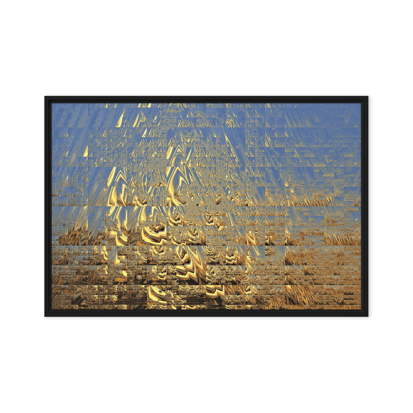 In the Golden Sunshine radiant nature painting yellow tones wall art- Barulins.shop