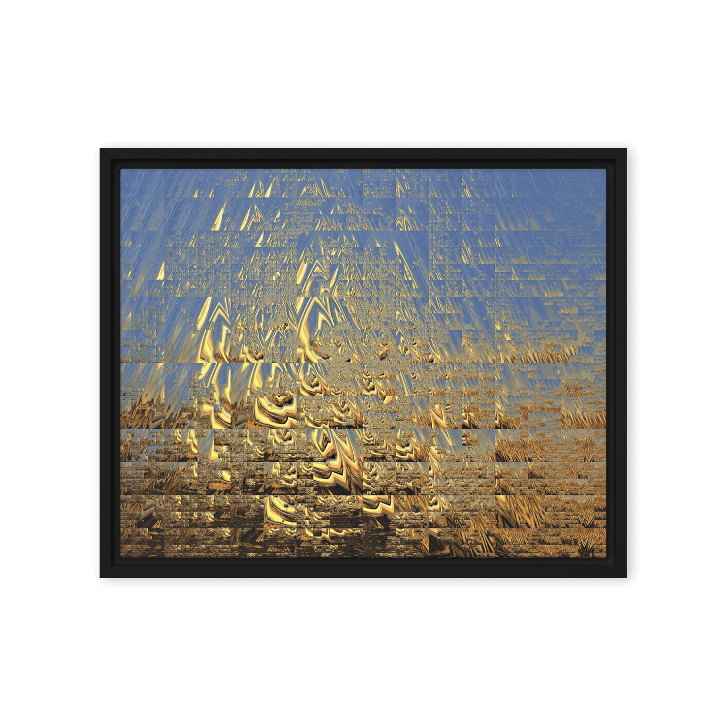 In the Golden Sunshine radiant nature painting yellow tones wall art- Barulins.shop