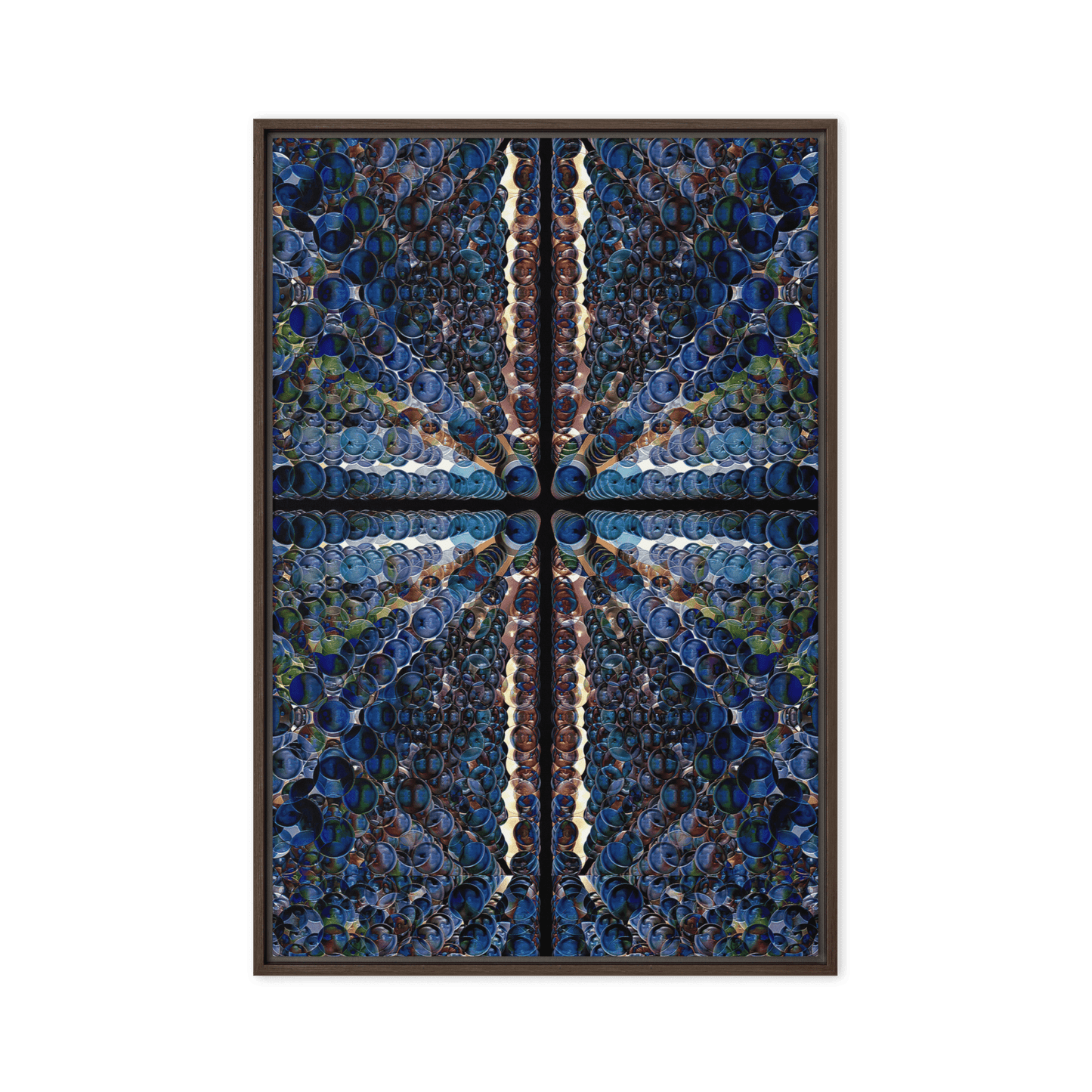 Combination of Blue Balls modern geometric abstract wall art- Barulins.shop