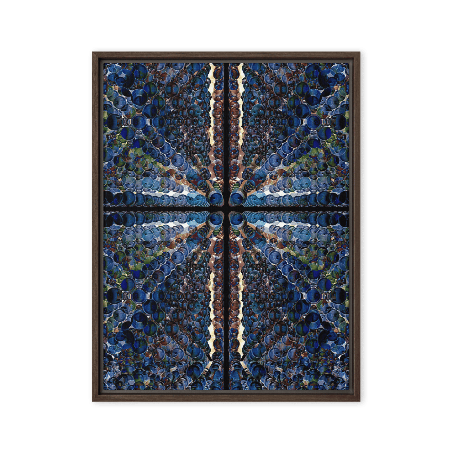 Combination of Blue Balls modern geometric abstract wall art- Barulins.shop