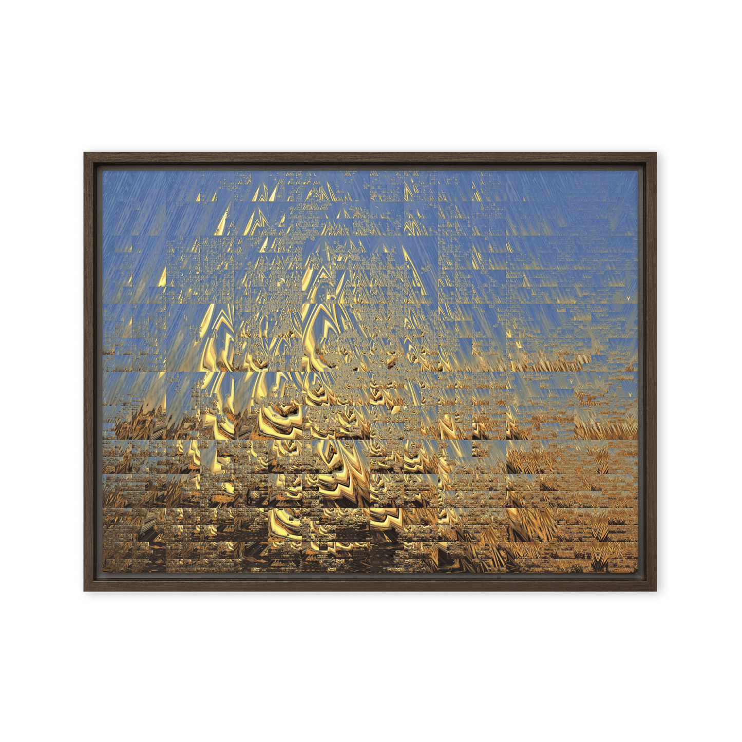In the Golden Sunshine radiant nature painting yellow tones wall art- Barulins.shop