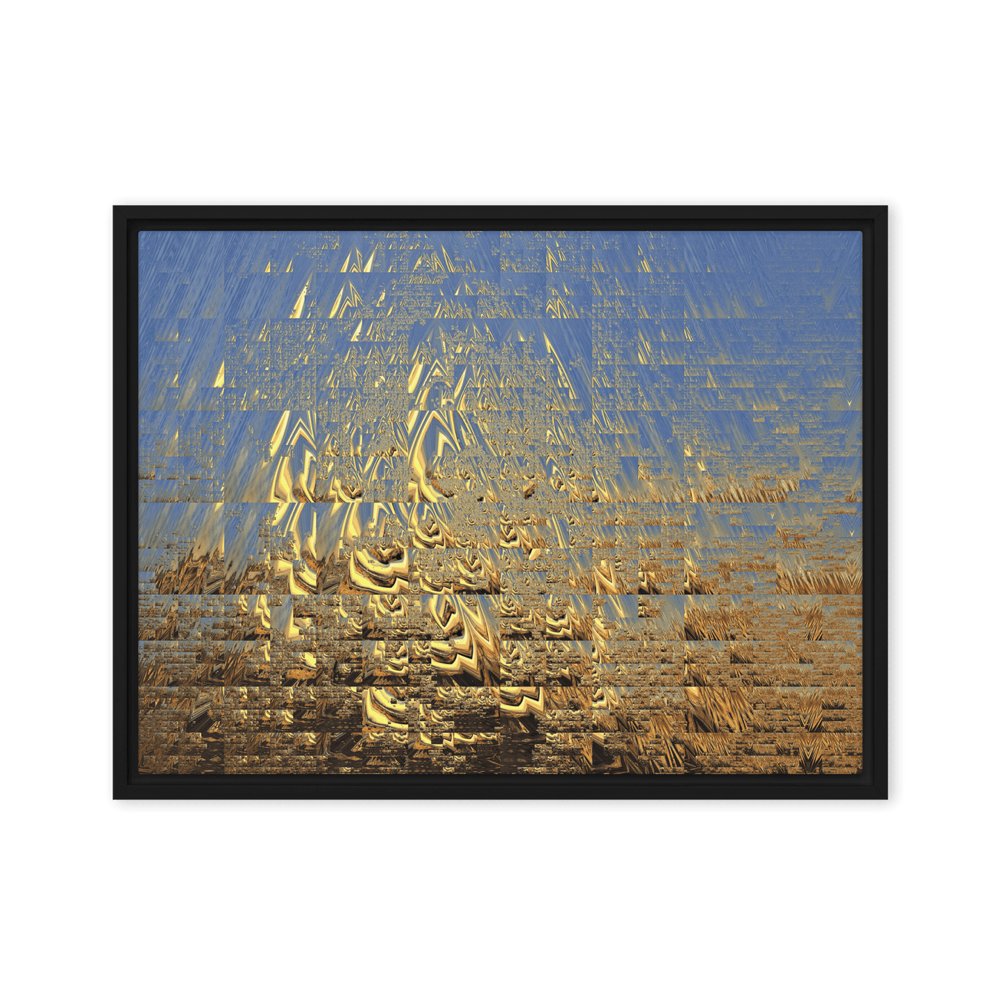 In the Golden Sunshine radiant nature painting yellow tones wall art- Barulins.shop