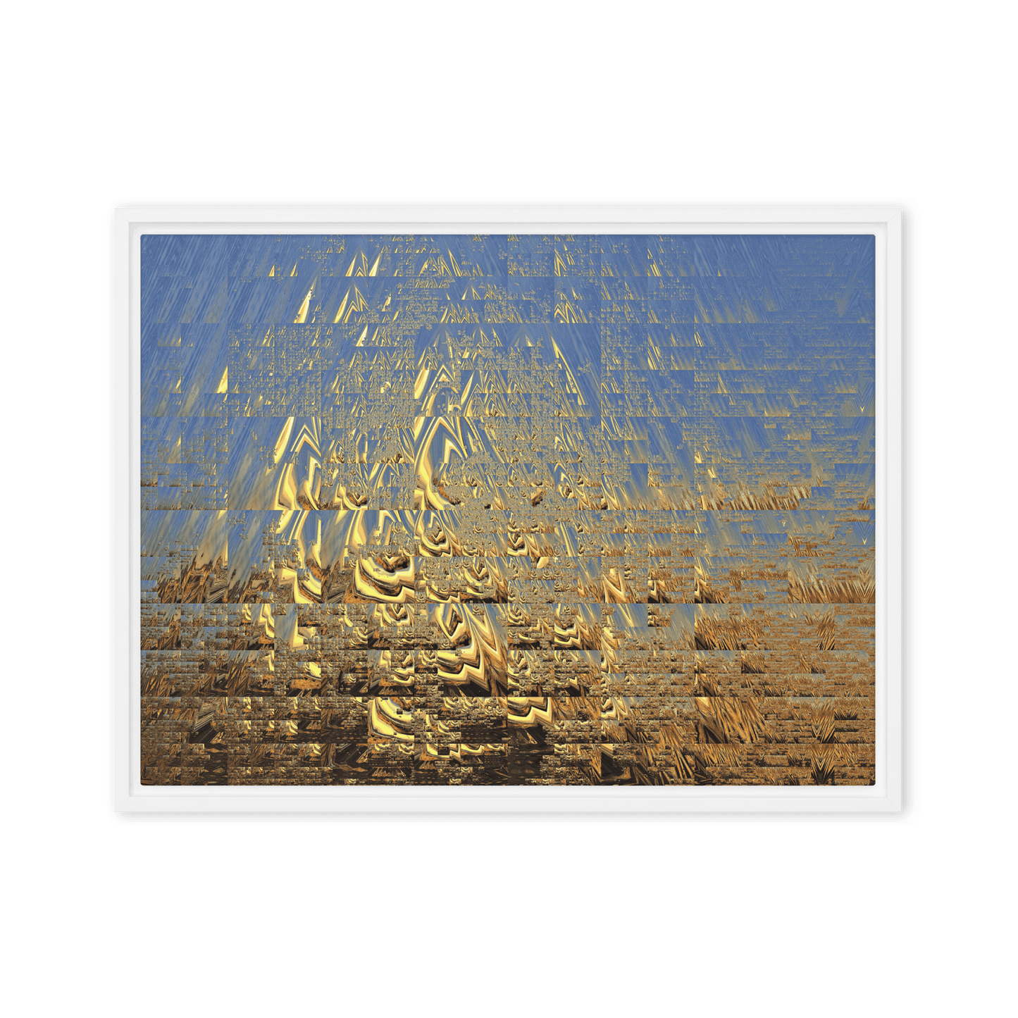 In the Golden Sunshine radiant nature painting yellow tones wall art- Barulins.shop