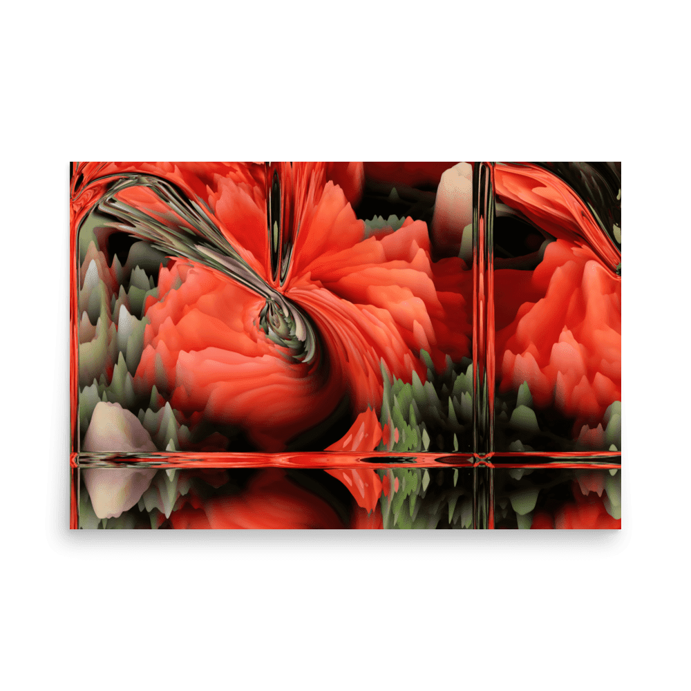 Composition with poppies. - Barulins.shop