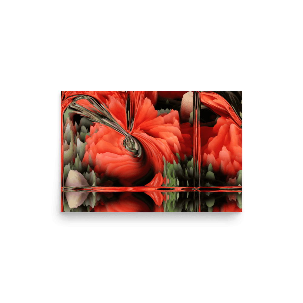 Composition with poppies. - Barulins.shop