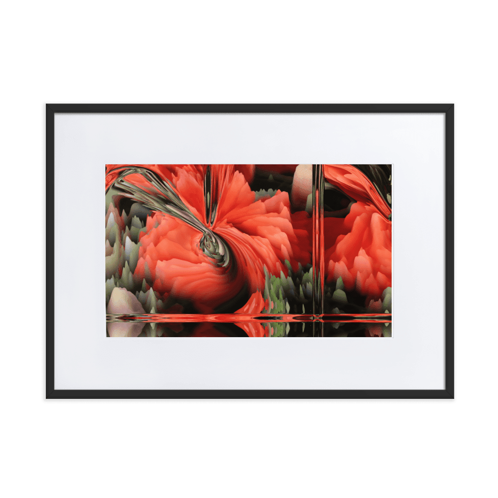 Composition with poppies. - Barulins.shop