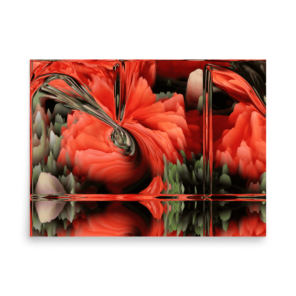 Composition with poppies. - Barulins.shop