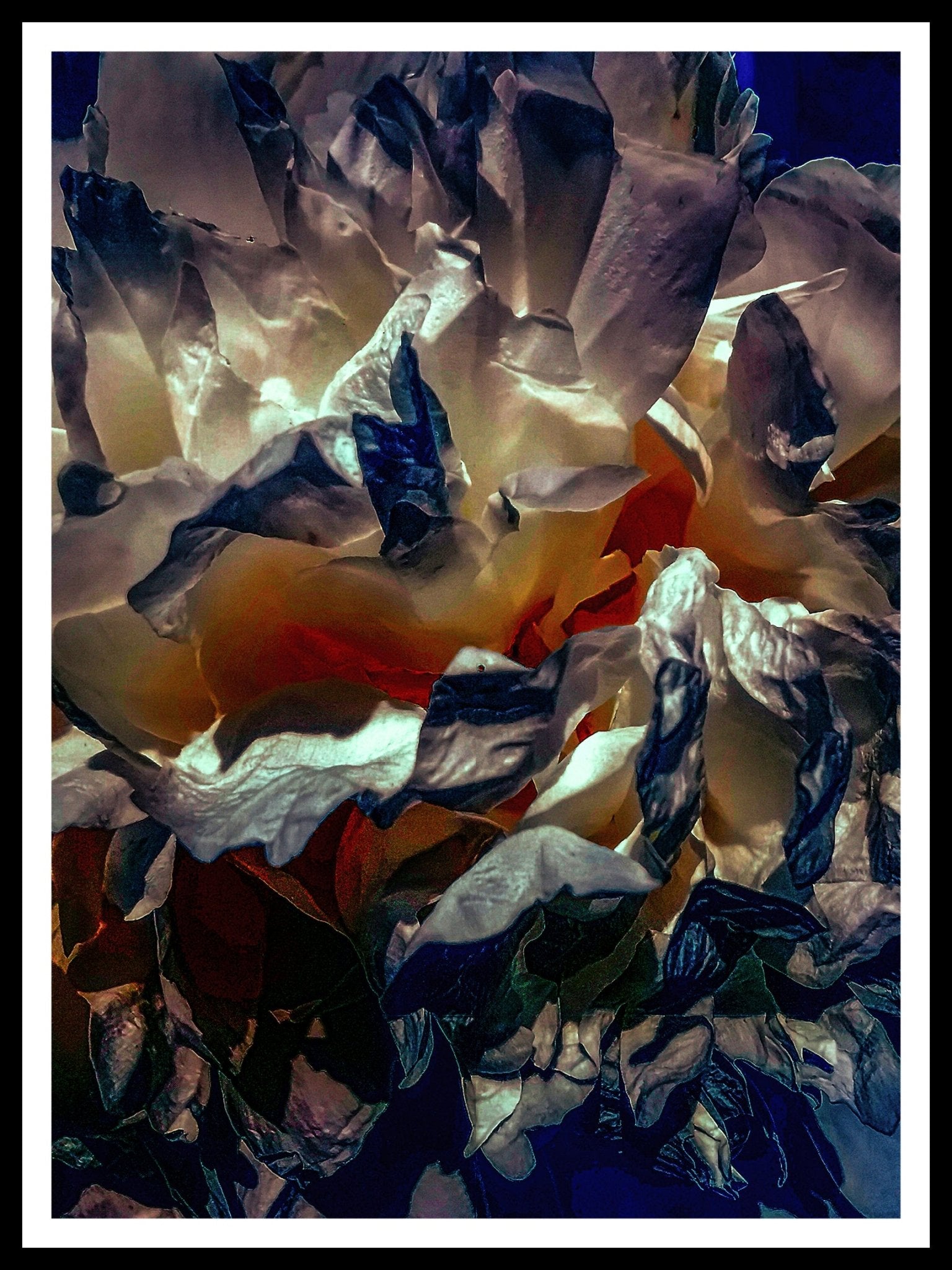 Misterium mysterious dark abstract painting wall art- Barulins.shop